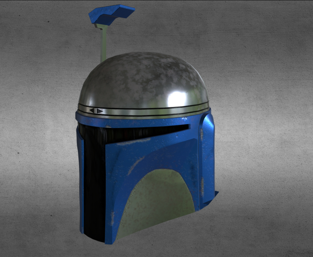 Jango Fett Helmet Front View