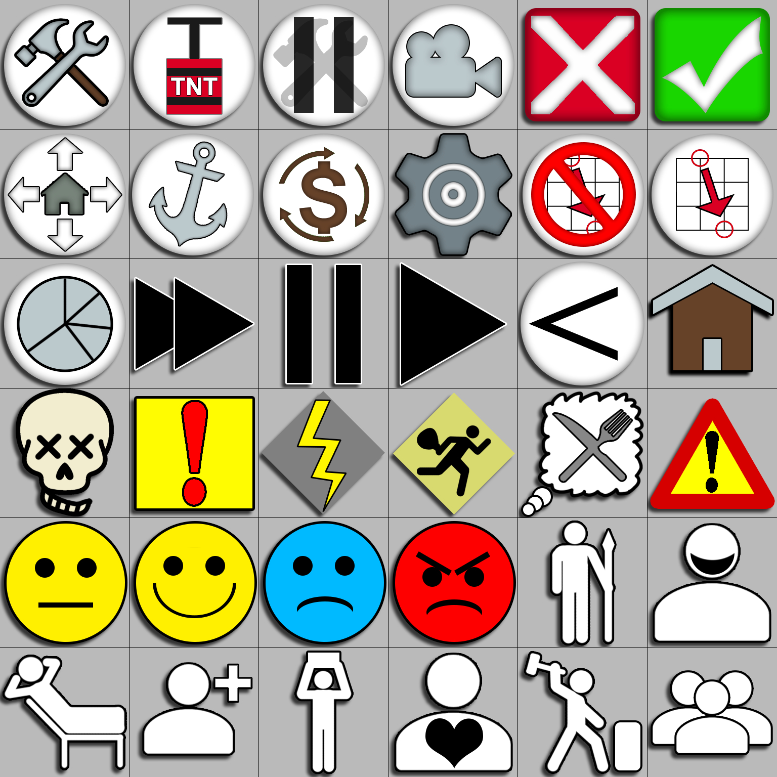 Icons from Buoyancy