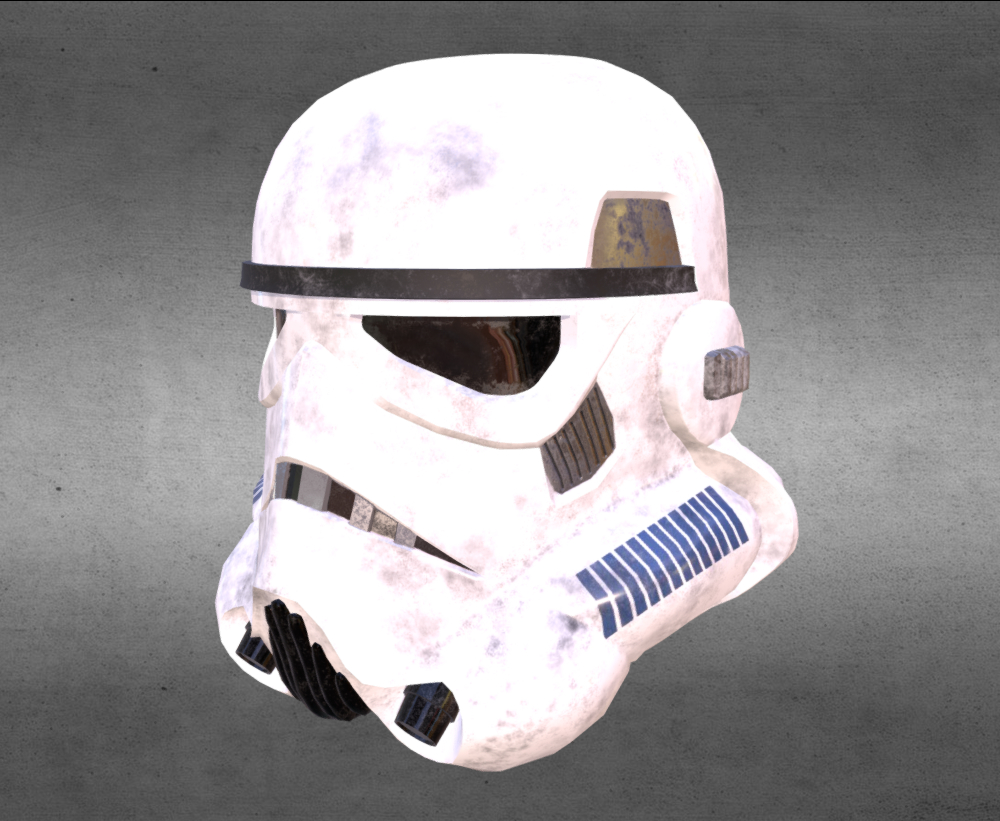Stormtrooper Helmet Front View