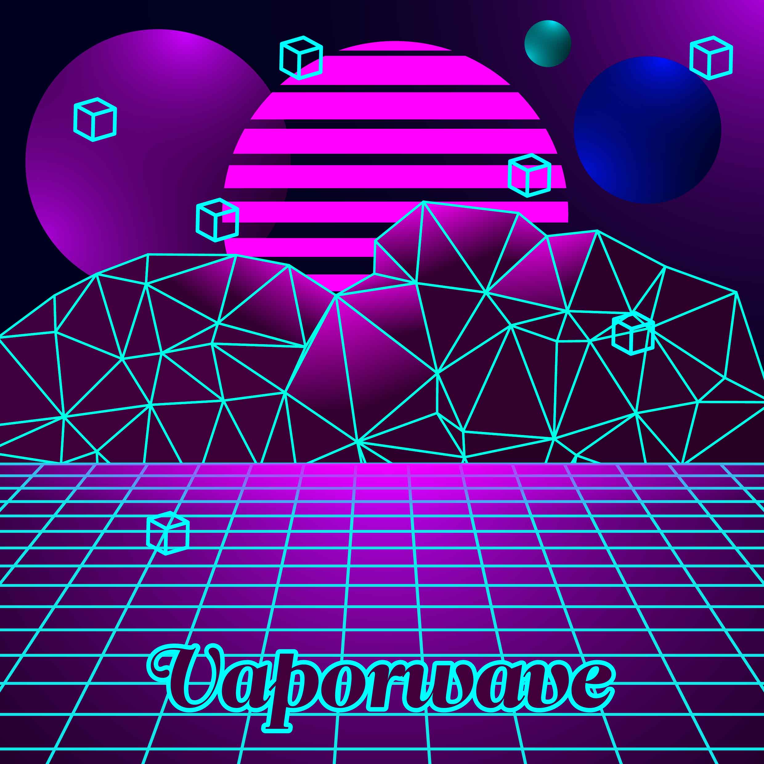 Vaporwave style image
